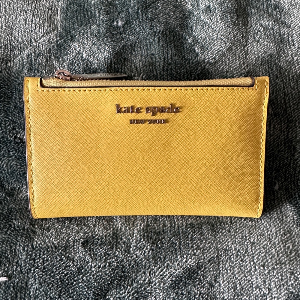 Kate Spade Mustard Yellow Card Holder